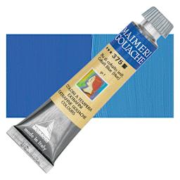 Maimeri Artist Gouache - Cobalt Blue Hue, 20 ml tube and swatch
