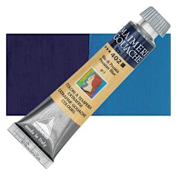 Maimeri Artist Gouache - Prussian Blue, 20 ml tube and swatch