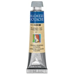 Maimeri Artist Gouache - Primary Blue - Cyan, 20 ml tube