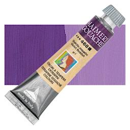 Maimeri Artist Gouache - Violet Reddish, 20 ml tube and swatch