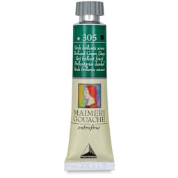Maimeri Artist Gouache - Brilliant Green Deep, 20 ml  tube