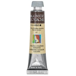 Maimeri Artist Gouache - Burnt Umber, 20 ml tube