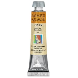 Maimeri Artist Gouache - Deep Gold, 20 ml tube