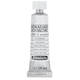 Schmincke Horadam Artist Gouache - Zinc White, 15 ml tube