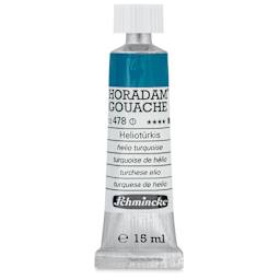 Schmincke Horadam Artist Gouache - Helio Turquoise, 15 ml tube