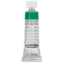 Schmincke Horadam Artist Gouache - Helio Green Yellowish, 15 ml tube