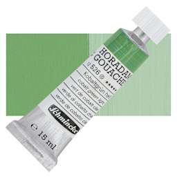 Schmincke Horadam Artist Gouache - Cobalt Green Light, 15 ml tube and swatch