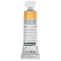 Schmincke Horadam Artist Gouache - Titanium Gold Ochre, 15 ml tube