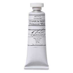M. Graham Artists' Gouache - Titanium White, 15 ml tube