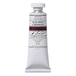 M. Graham Artists' Gouache - Alizarin Crimson, 15 ml tube