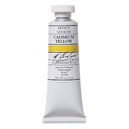 M. Graham Artists' Gouache - Cadmium Yellow, 15 ml tube