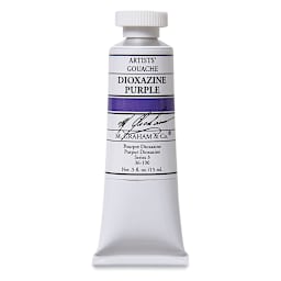 M. Graham Artists' Gouache - Dioxazine Purple, 15 ml tube