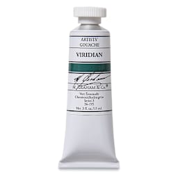 M. Graham Artists' Gouache - Viridian, 15 ml tube