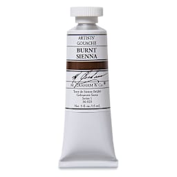 M. Graham Artists' Gouache - Burnt Sienna, 15 ml tube