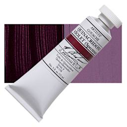 M. Graham Artists' Gouache - Quinacridone Violet, 15 ml tube and swatch