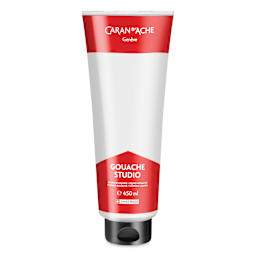 Caran d'Ache Studio Gouache - White, 450 ml, Tube