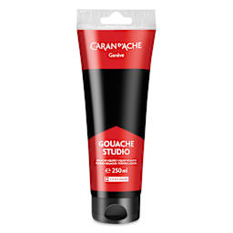 Caran d'Ache Studio Gouache - Black, 250 ml, Tube
