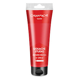 Caran d'Ache Studio Gouache - Carmine, 250 ml, Tube
