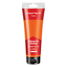 Caran d'Ache Studio Gouache - Orange, 250 ml, Tube