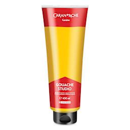 Caran d'Ache Studio Gouache - Primary Yellow, 450 ml, Tube