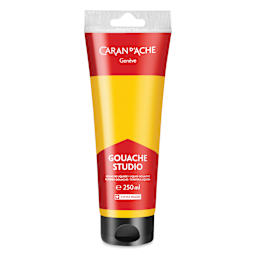 Caran d'Ache Studio Gouache - Primary Yellow, 250 ml, Tube