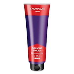 Caran d'Ache Studio Gouache - Violet, 450 ml, Tube