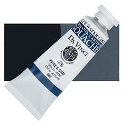 Da Vinci Professional Gouache - Payne's Gray, 37 ml tube and swatch