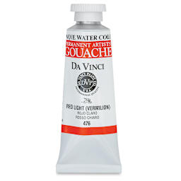 Da Vinci Professional Gouache - Red Light (Vermilion), 37 ml tube