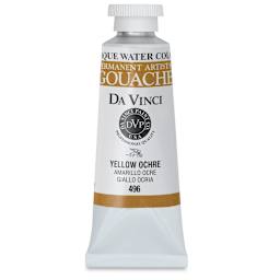 Da Vinci Professional Gouache - Yellow Ochre, 37 ml tube