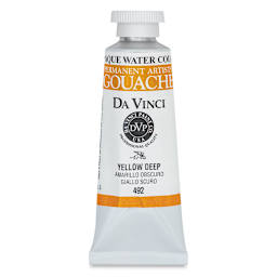 Da Vinci Professional Gouache - Yellow Deep, 37 ml tube