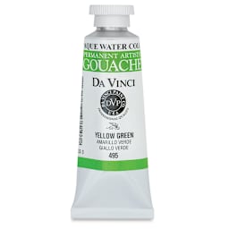 Da Vinci Professional Gouache - Yellow Green, 37 ml tube
