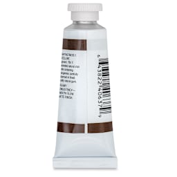 Da Vinci Professional Gouache - Burnt Umber, 37 ml tube back
