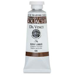 Da Vinci Professional Gouache - Burnt Umber, 37 ml tube