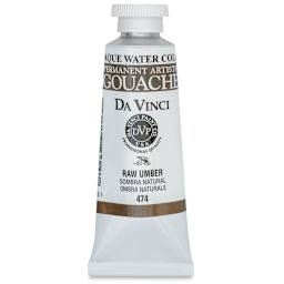 Da Vinci Professional Gouache - Raw Umber, 37 ml tube