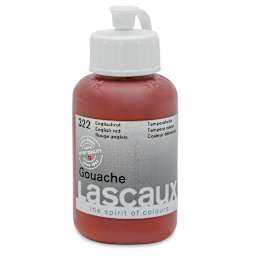 Lascaux Acrylic Gouache - English Red, 85 ml bottle
