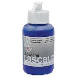 Lascaux Acrylic Gouache - Ultramarine Blue, 85 ml bottle