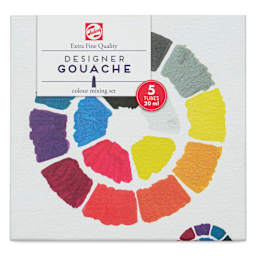 Royal Talens Gouache - Mixing Set of 5, 20 ml tubes front of package