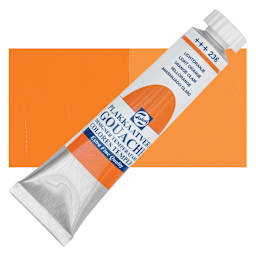 Royal Talens Gouache - Light Orange, 20 ml tube and swatch