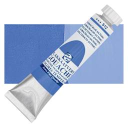 Royal Talens Gouache - Cobalt Blue, 20 ml tube and swatch