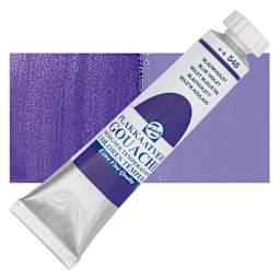 Royal Talens Gouache - Blue Violet, 20 ml tube and swatch