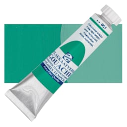 Royal Talens Gouache - Turquoise Green, 20 ml tube and swatch