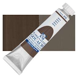 Royal Talens Gouache - Sepia, 20 ml tube and swatch
