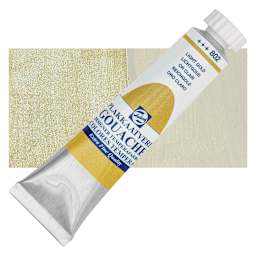 Royal Talens Gouache - Light Gold, 20 ml tube and swatch