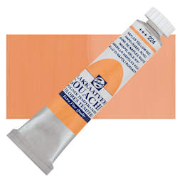 Royal Talens Gouache - Naples Yellow Red, 20 ml Tube and swatch