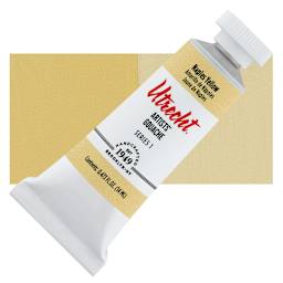 Utrecht Artists' Gouache - Naples Yellow, 14 ml tube and swatch