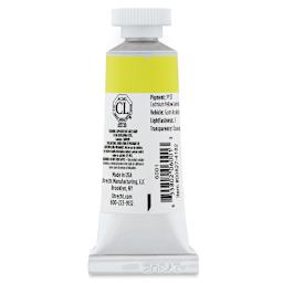Utrecht Artists' Gouache - Cadmium Lemon, 14 ml, Tube (Back)