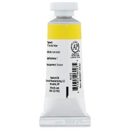 Utrecht Artists' Gouache - Primary Yellow, 14 ml, Tube (Back)