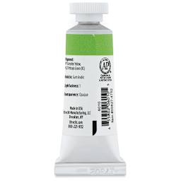 Utrecht Artists' Gouache - Yellow Green, 14 ml, Tube (Back)