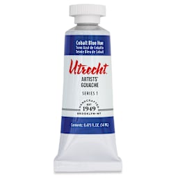 Utrecht Artists' Gouache - Cobalt Blue Hue, 14 ml, Tube (Front)