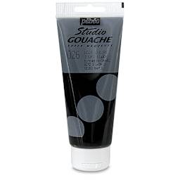 Pebeo Studio Gouache - Ivory Black, 100 ml Tube